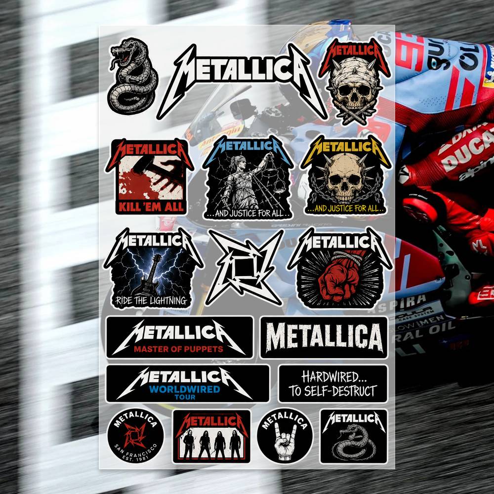 Laptop Accessories Wallpaper - M-Metallica Stickers Moto Sticker Auto Body