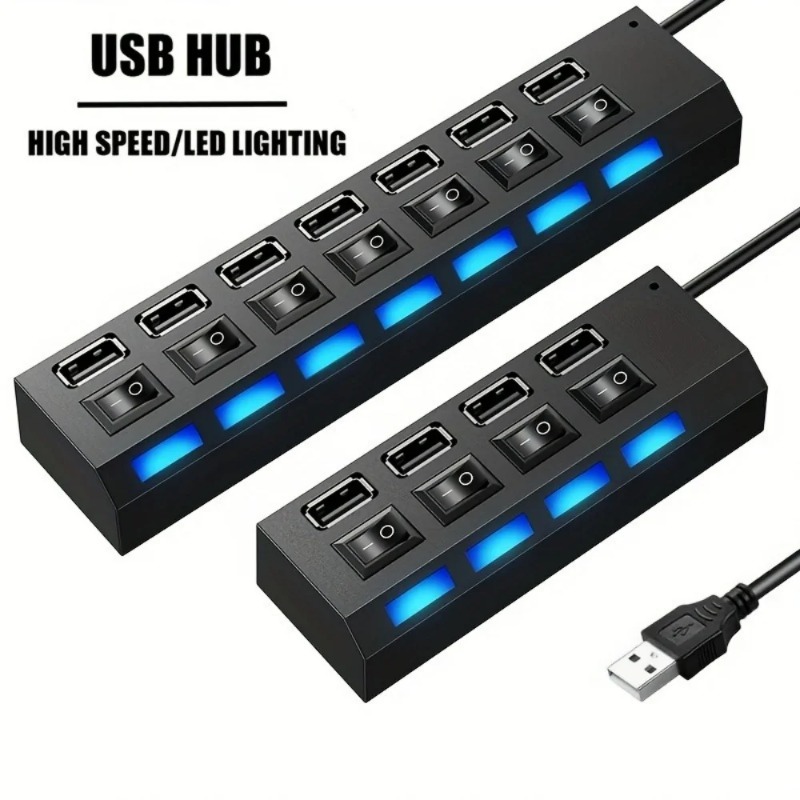 USB 2.0 Hub 4/7 Poort Splitter - Laptop Accessories And Gadgets recensie en prijs
