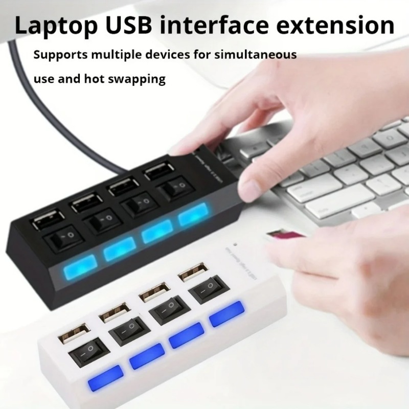 USB 2.0 Hub 4/7 Poort Splitter - Laptop Accessories And Gadgets recensie en prijs
