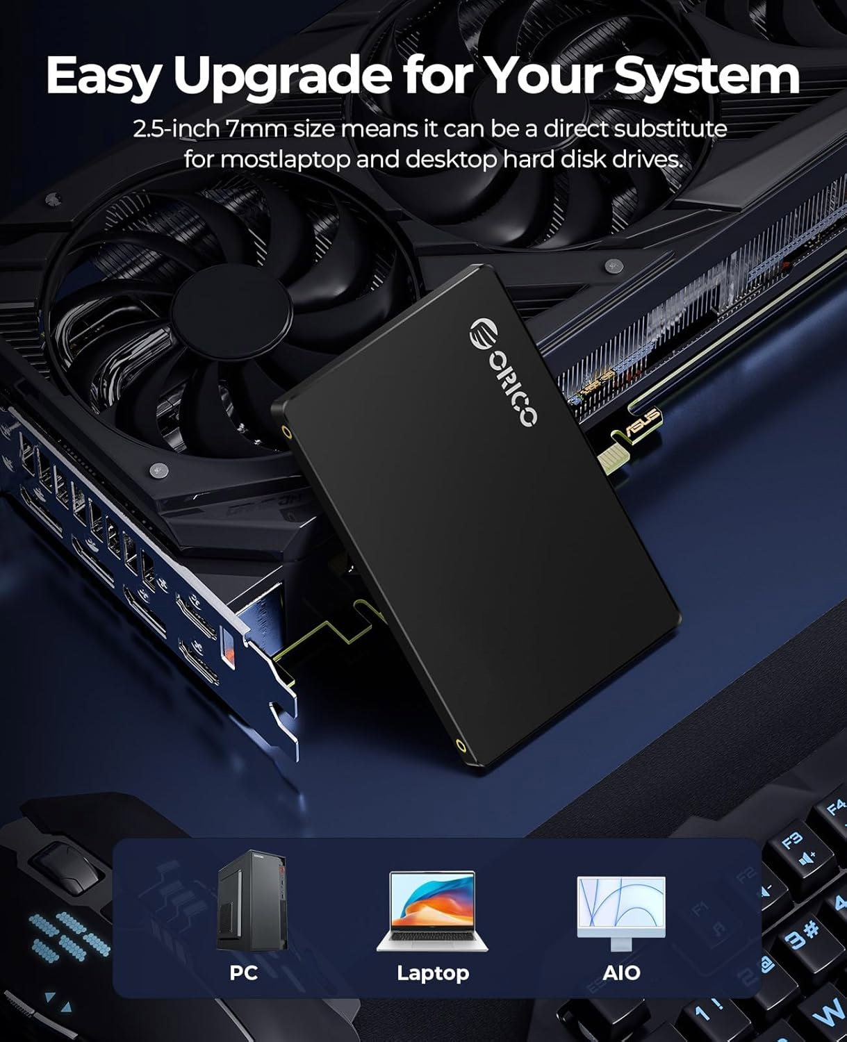 ORICO 1TB SATA SSD 2,5 inch in - Samsung Ssd Evo 870 recensie en prijs