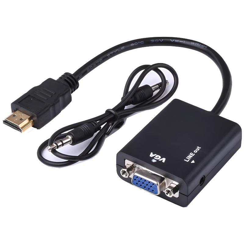 HDMI-compatibel naar VGA Met A - Hdmi Vga Adapter recensie en prijs
