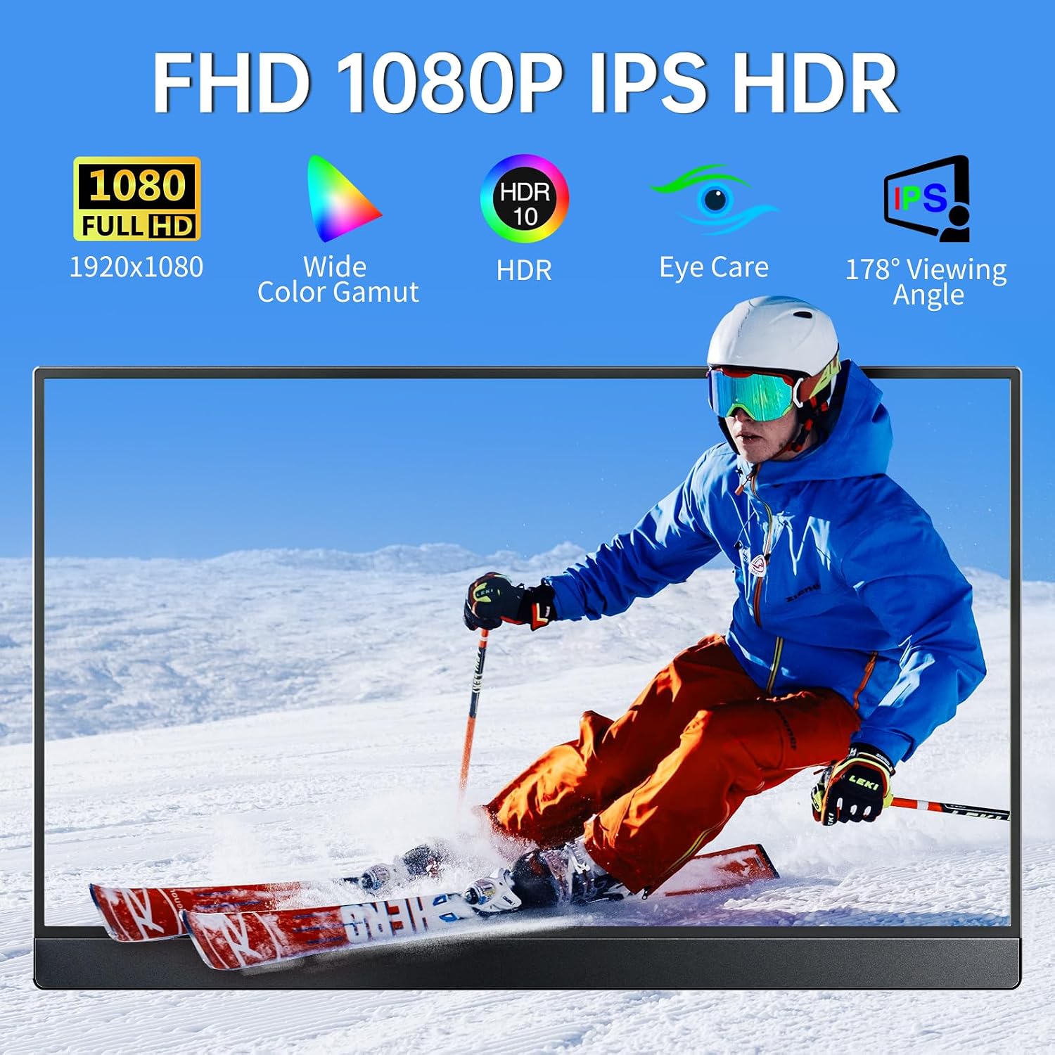 15,6 inch 1080P draagbare moni - Monitor Portable Usb recensie en prijs
