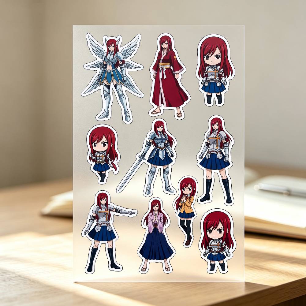 1pc E-rza Scarlet Stickers Aut - Laptop Accessories Wallpaper recensie en prijs