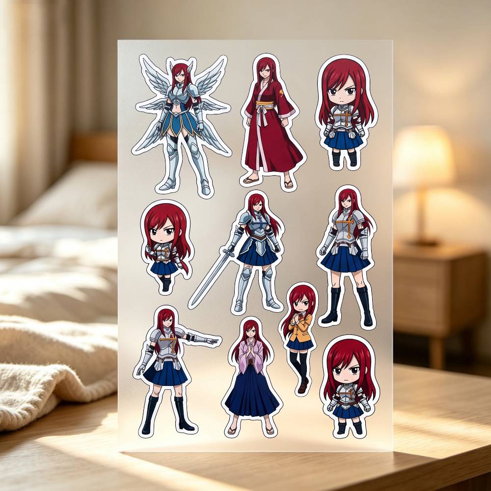 1pc E-rza Scarlet Stickers Aut - Laptop Accessories Wallpaper recensie en prijs