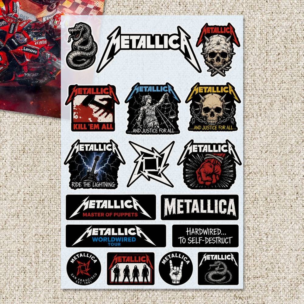 M-Metallica Stickers Moto Stic - Laptop Accessories Wallpaper recensie en prijs