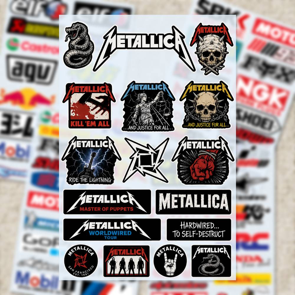 M-Metallica Stickers Moto Stic - Laptop Accessories Wallpaper recensie en prijs