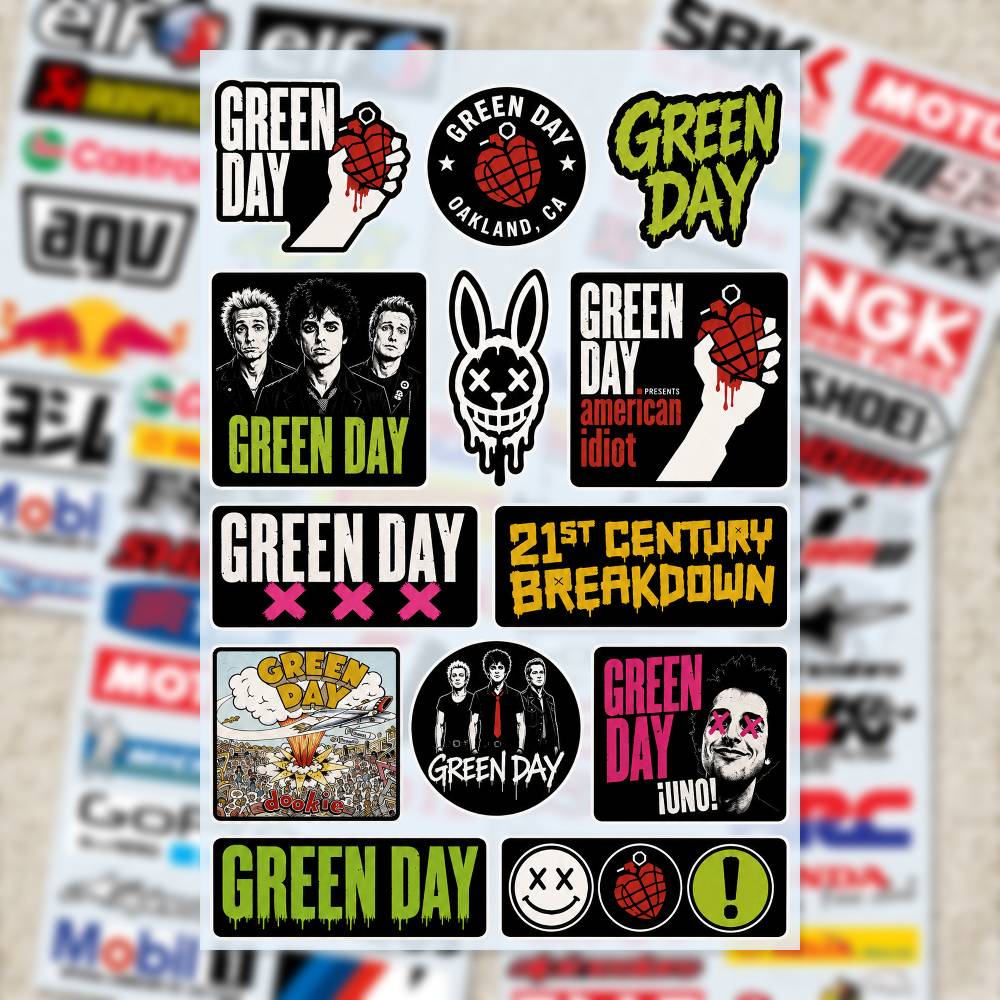 G-Green Day Stickers Moto Stic - Laptop Accessories Wallpaper recensie en prijs
