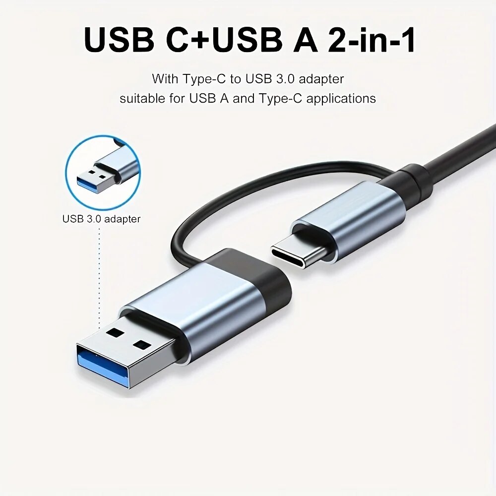 2-in-1 USB3.0 Hub 7-poorts Typ - Laptop Accessories And Gadgets recensie en prijs