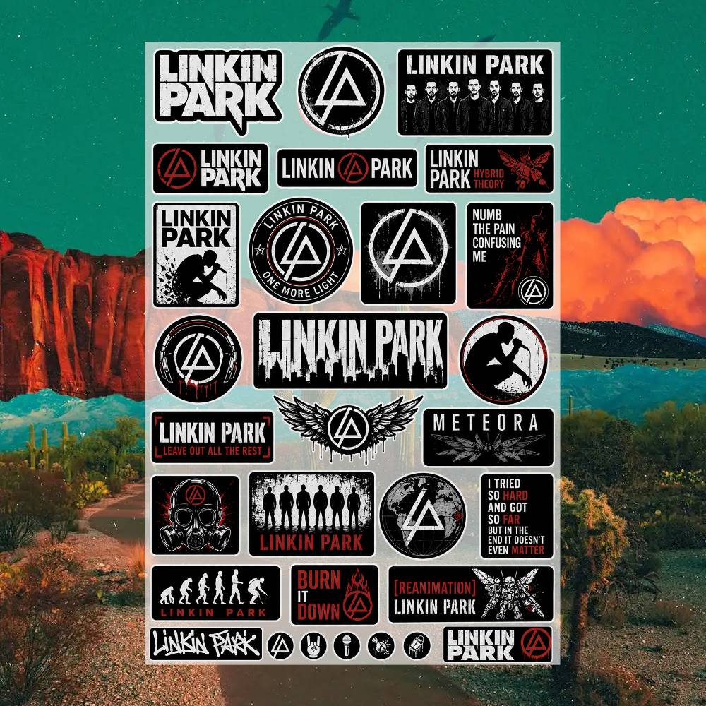 Li-nkin P-ark Stickers Moto St - Laptop Accessories Wallpaper recensie en prijs