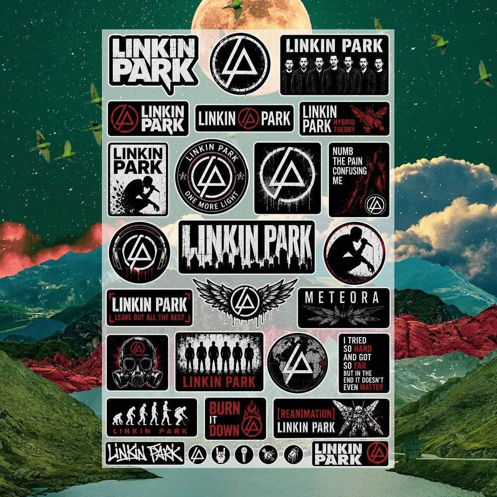 Li-nkin P-ark Stickers Moto St - Laptop Accessories Wallpaper recensie en prijs