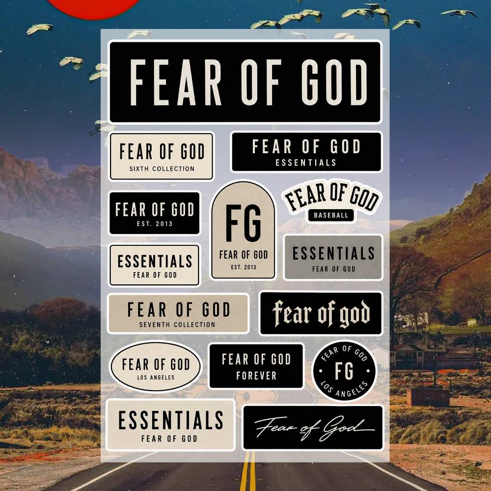 F-EAR OF G-OD Stickers Moto St - Laptop Accessories Wallpaper recensie en prijs