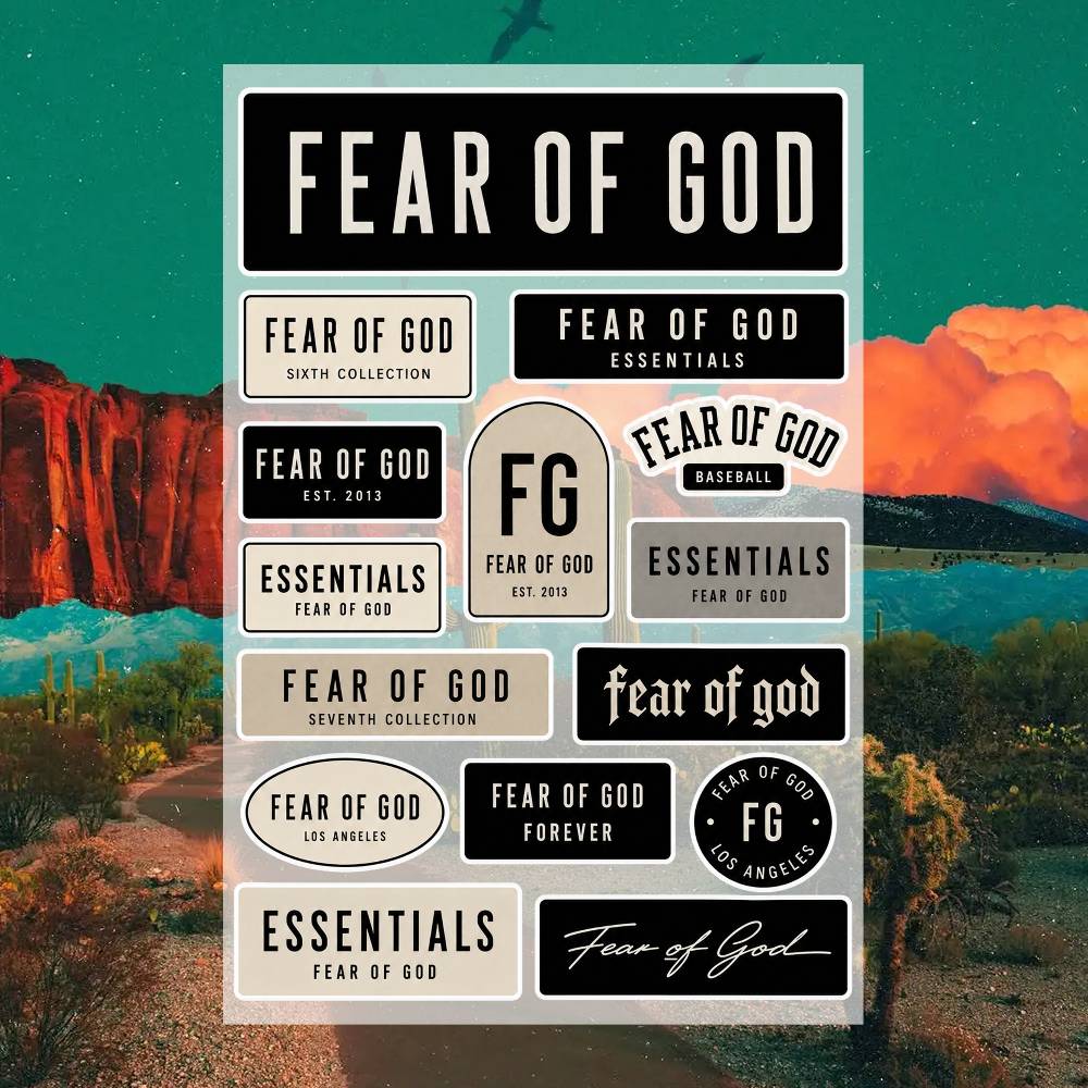 F-EAR OF G-OD Stickers Moto St - Laptop Accessories Wallpaper recensie en prijs