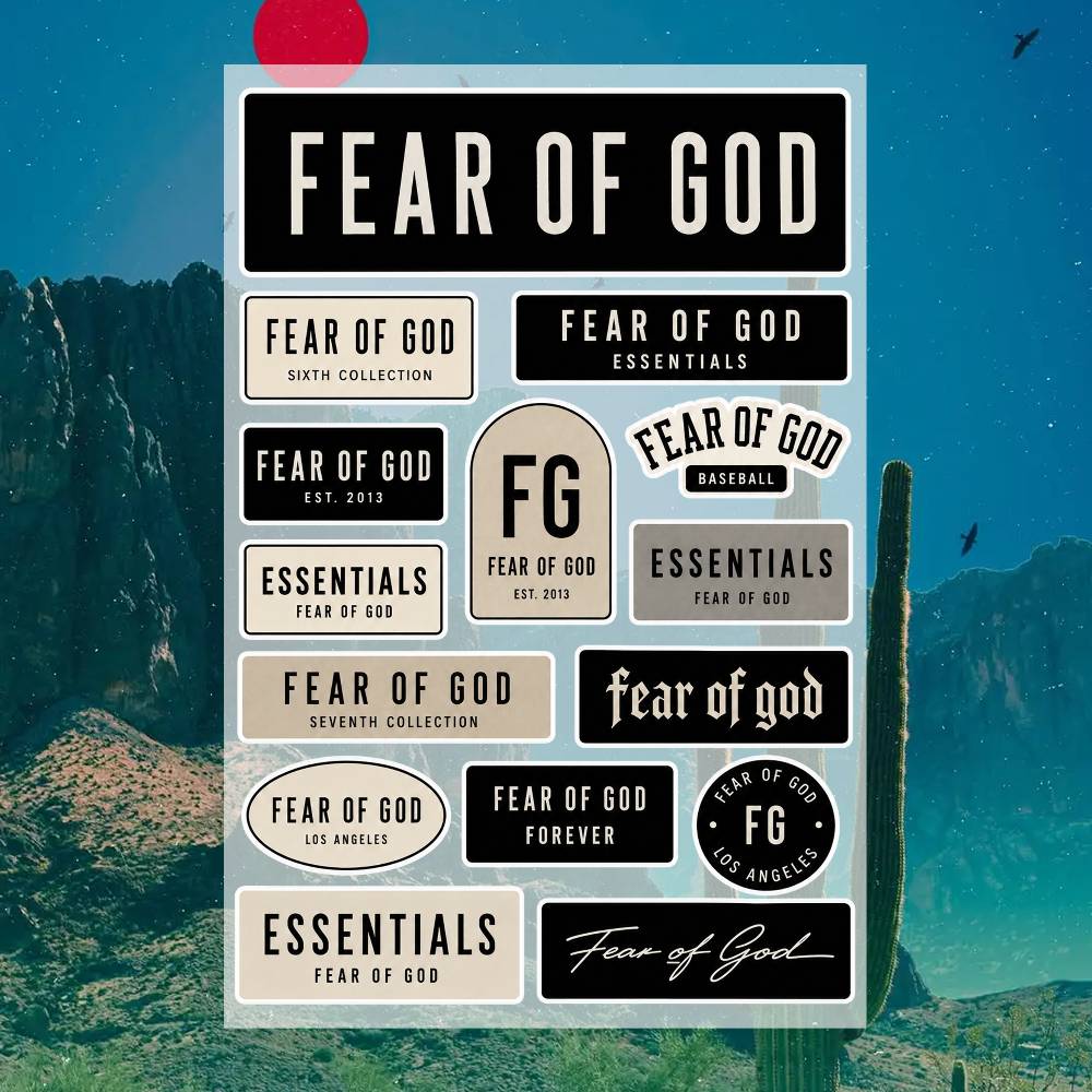 F-EAR OF G-OD Stickers Moto St - Laptop Accessories Wallpaper recensie en prijs