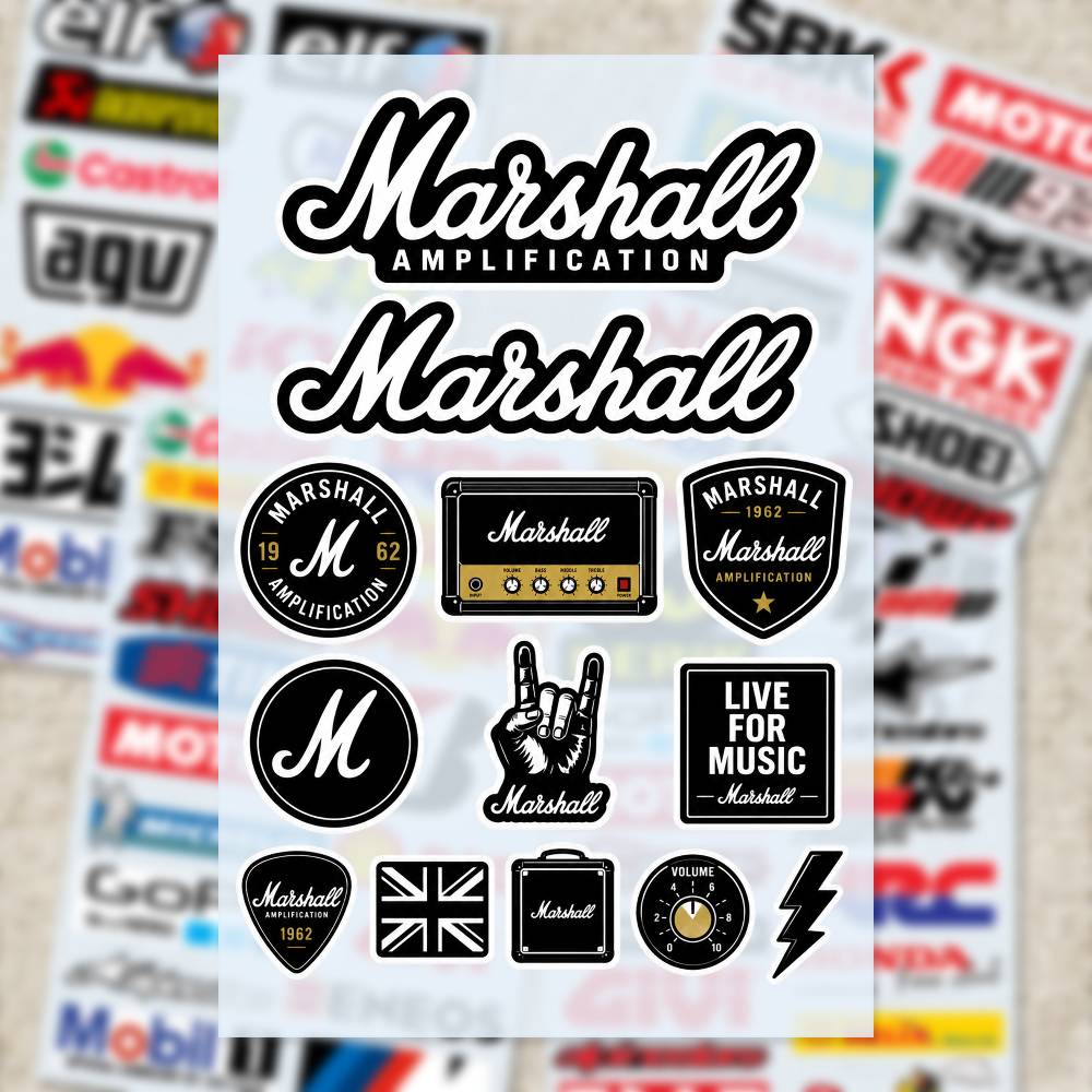 M-arshall Stickers Moto Sticke - Laptop Accessories Wallpaper recensie en prijs